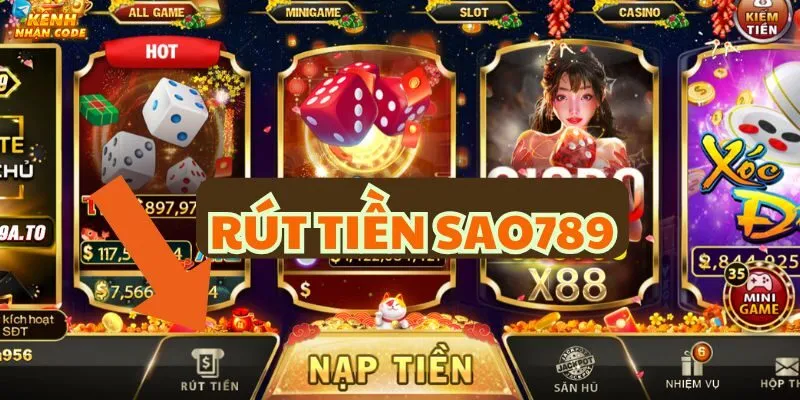 Rút tiền Sao789
